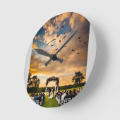 Silent Guardians: Hawks of the Wind Ronde Klok (Hoek)