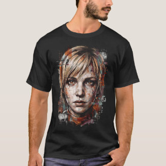 Silent Hill 3 Heather Mason Denim Weste Butterfly T-shirt