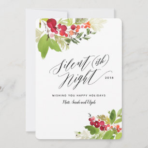 Silent (ish) kerstfeestkaart feestdagenkaart