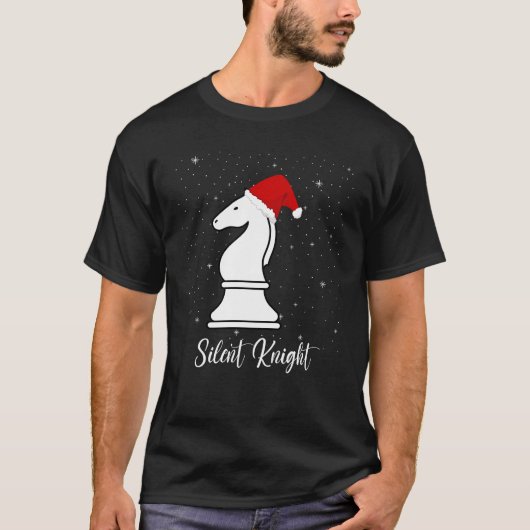 Silent Knight-schaakstuk T-shirt (Voorkant)