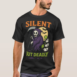 Silent, maar dodelijk Grim Reaper T-shirt