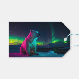 Silent Majesty: Polar Beer onder het noorderlicht Cadeaulabel