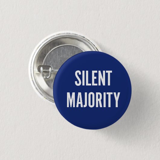Silent Majority Button 1969 (Voorkant /achterkant)