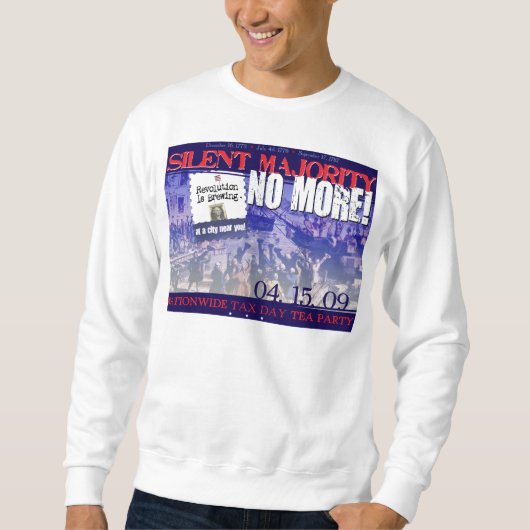 Silent Majority-No meer! sweatshirt (Voorkant)