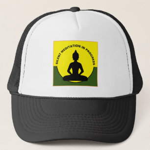 SILENT Meditation in Progress & Buddha Mindfulness Trucker Pet