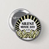 Silent Movie Day Button (Voorkant /achterkant)