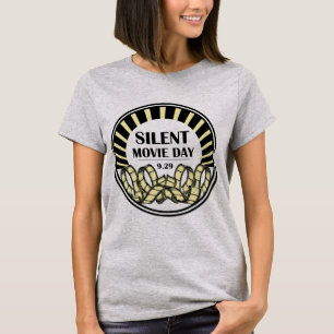Silent Movie Day T-shirts voor dames