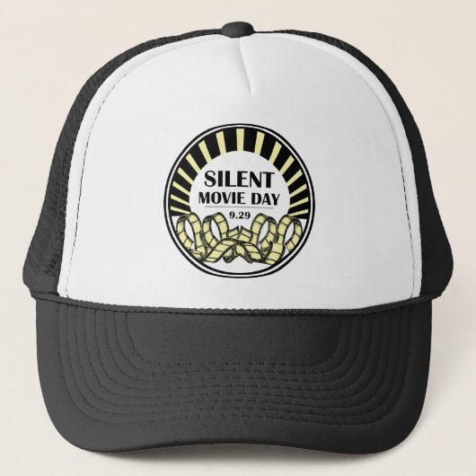 Silent Movie Day Trucker Hat Pet (Voorkant)