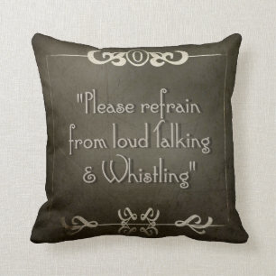 SILENT MOVIE Let op...filmnacht PILLOW Kussen