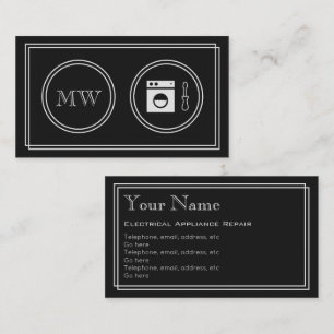 "Silent Movie"-Visitekaartjes voor apparaatreparat Visitekaartje