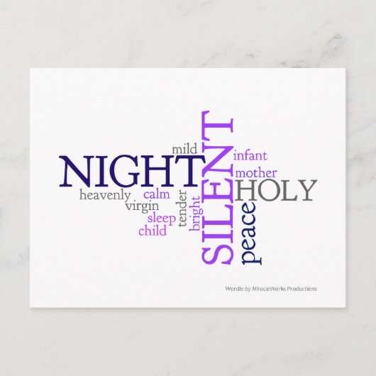 Silent Night Briefkaart (Voorkant)