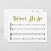 Silent Night Briefkaart (Voorkant / Achterkant)