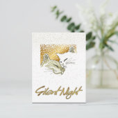 Silent Night Briefkaart (Staand voorkant)