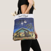 Silent Night Canvas tas (Dichtbij)