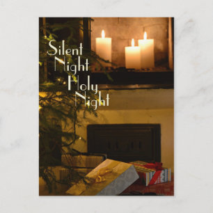 "Silent Night Heilige Nachtavond" Beloved kerstcar Feestdagenkaart
