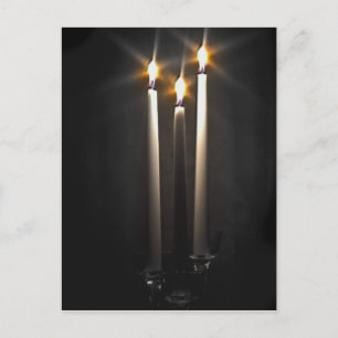 Silent Night Heilige Night Trinity Candle Briefkaart