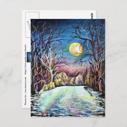 Silent Night in Zweden Briefkaart (Voorkant / Achterkant)