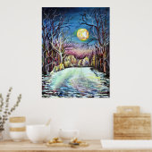 Silent Night in Zweden Poster (Keuken)