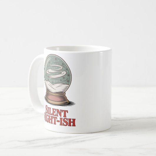 Silent Night-ish | Christmas Chaos with Calm Vibes Koffiemok (Voorkant links)