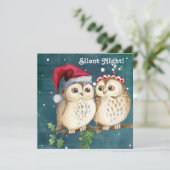 Silent Night Kerstmis Pair, klaar om te slapen (Staand voorkant)