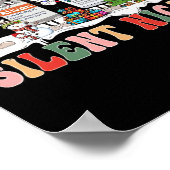 Silent Night Merry Christmas Nurse Pills Pharmacis Poster (Hoek)