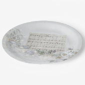 Silent Night Music met Ornaments Paper Bord (Gekanteld)