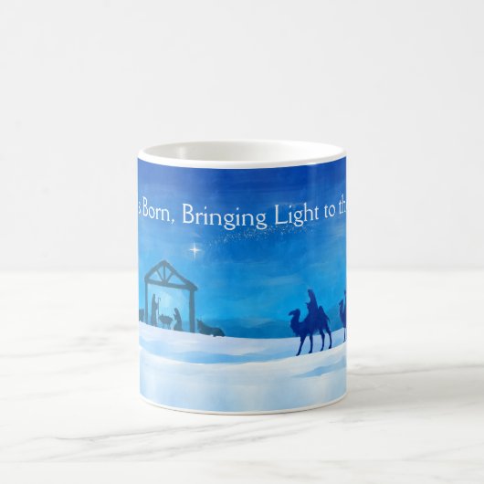 Silent Night Nativity Scene Mug  (Centre)