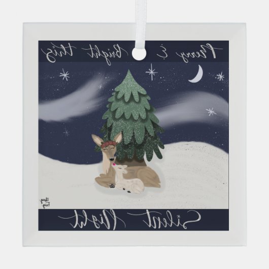 Silent Night Ornament (Achterkant)