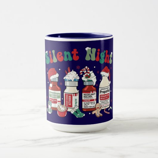 Silent Night – Sedative-Inspired Christmas Design Mok (Midden)