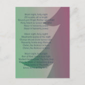 Silent Night Tree Briefkaart (Voorkant)