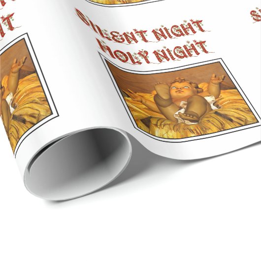 Silent Night Wrapping Paper Cadeaupapier (Rol Hoek)