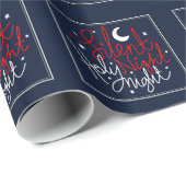 Silent Night Wrapping Paper Cadeaupapier (Rol Hoek)