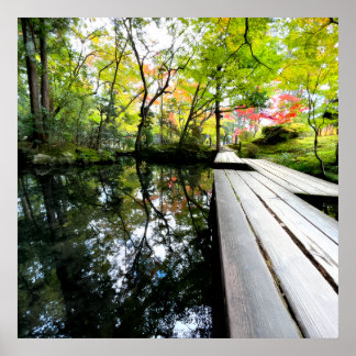 Silent Passage — Wabi-Sabi Reflection Photo art Poster
