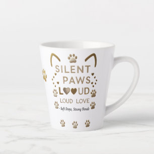 Silent Paws, Luide Liefde – Elegante 12 oz Latte M Mok