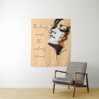 Silent Power Tapestr  Wandkleed