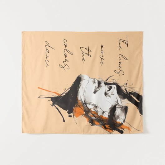 Silent Power Tapestr Wandkleed (Voorkant (horizontaal))