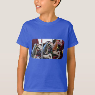 Silent Racers Carousel Horse Kinder T-Shirt