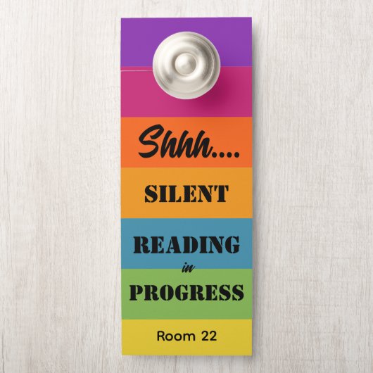 Silent Reading in Progress Classroom (Op knop)