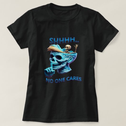 Silent Reaper grafisch T-shirt met sassy bericht (Design voorkant)