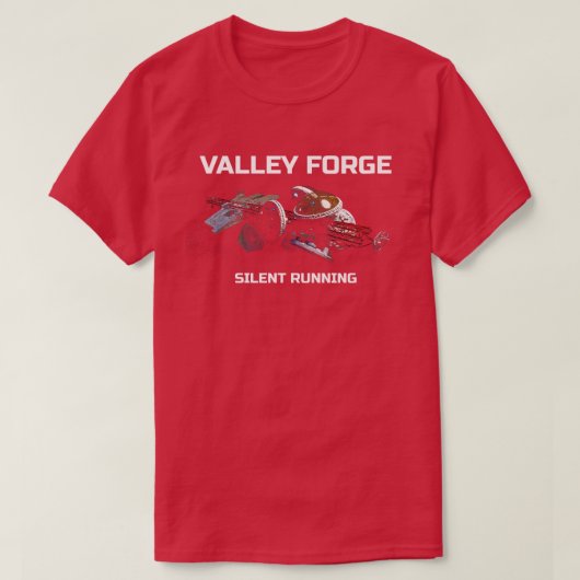 Silent Running 1972 De Valley Forge Ready-speler T-shirt (Design voorkant)