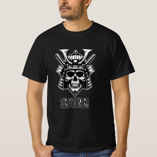 Silent Samurai – T-Shirt de guerrier japonais (Devant)