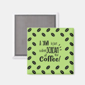 SILENT SCREAM MAGNET MAGNEET (Voorkant / Achterkant)