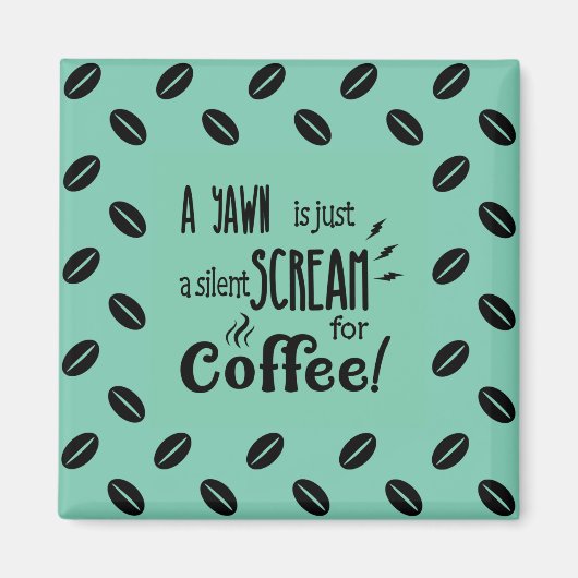 SILENT SCREAM MAGNET MAGNEET (Voorkant)