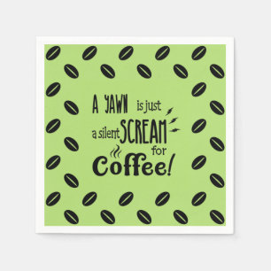 SILENT SCREAM NAPKINS SERVET