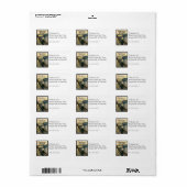 Silent Scream voor koffie Etiket (Full Sheet)