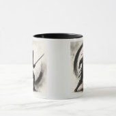 Silent Shadow – Ninja Ink Art Mug (Centre)