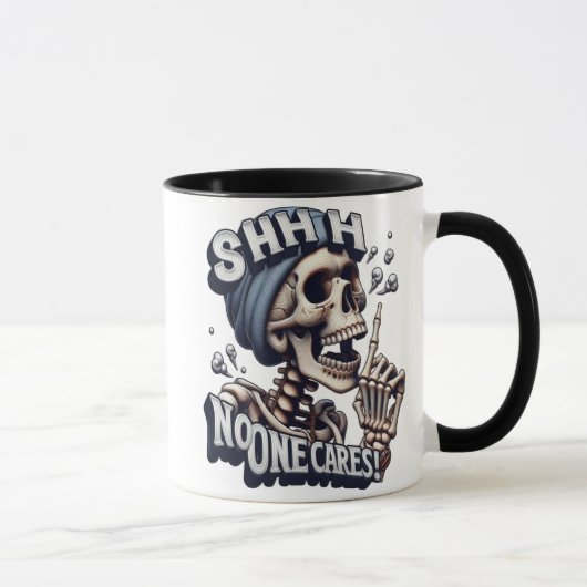 Silent Skeleton: De onthulling van de mysterieuze  Mok (Rechts)