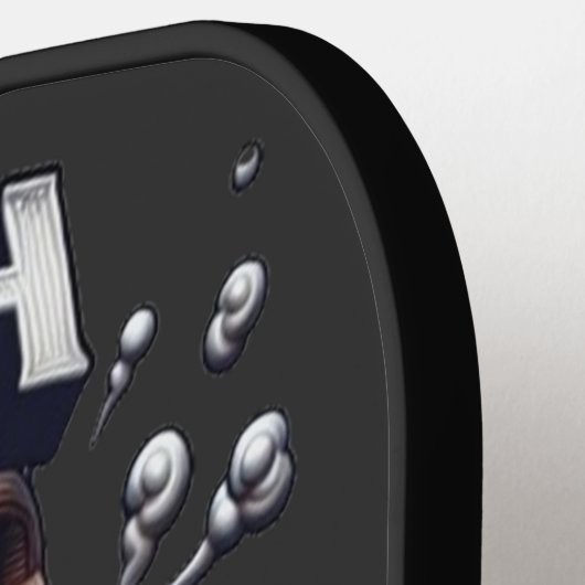 Silent Skeleton: De onthulling van de mysterieuze Pickleball Paddle (Links Detail)