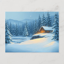 Silent Snow Feestdagenkaart