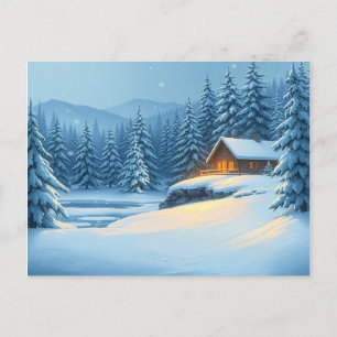 Silent Snow Feestdagenkaart
